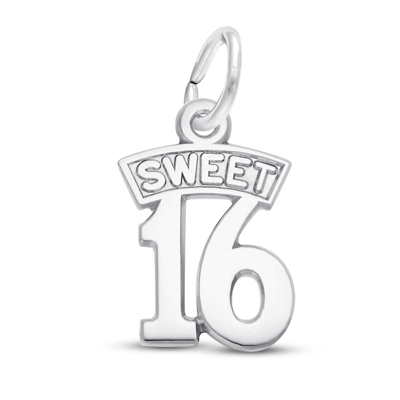 Sweet 16 Charm Sterling Silver