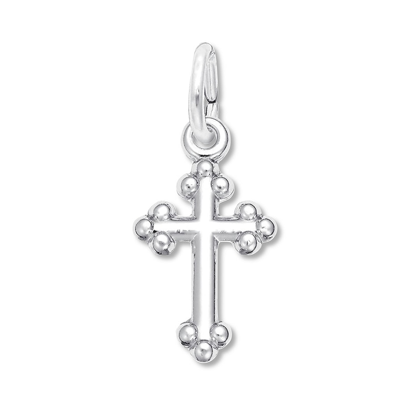 Cross Charm Sterling Silver