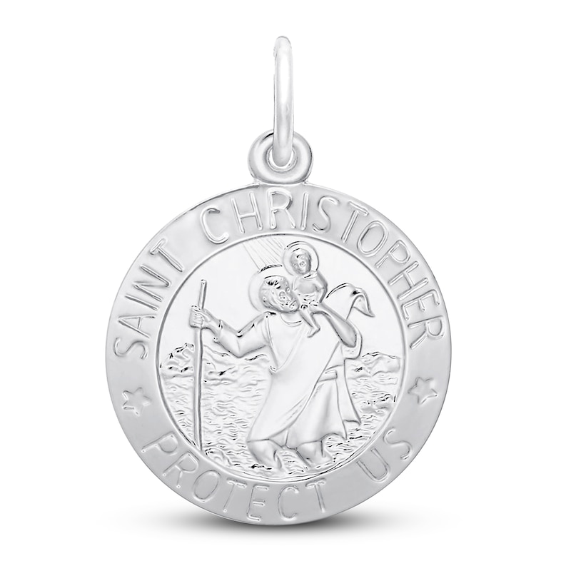 St. Christopher Charm Sterling Silver