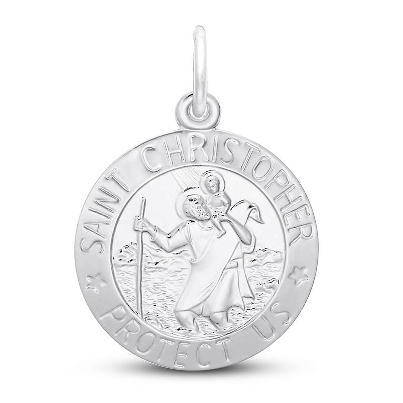 Main Image 1 of St. Christopher Charm Sterling Silver