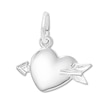 Thumbnail Image 1 of Heart & Arrow Charm Sterling Silver