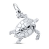 Sea Turtle Charm Sterling Silver