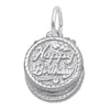 Thumbnail Image 3 of Birthday Cake Charm Sterling Silver