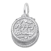 Thumbnail Image 4 of Birthday Cake Charm Sterling Silver