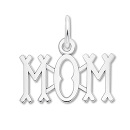 Mom Charm Sterling Silver