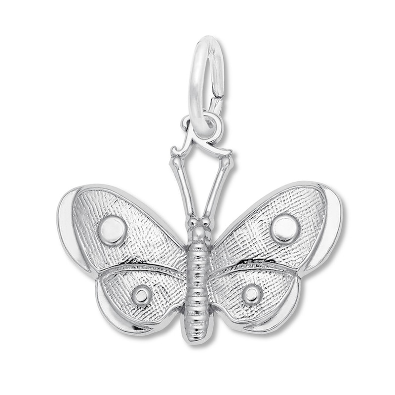 Main Image 1 of Butterfly Charm Sterling Silver