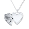 Thumbnail Image 2 of Baseball Mom Heart Sterling Silver Locket Necklace