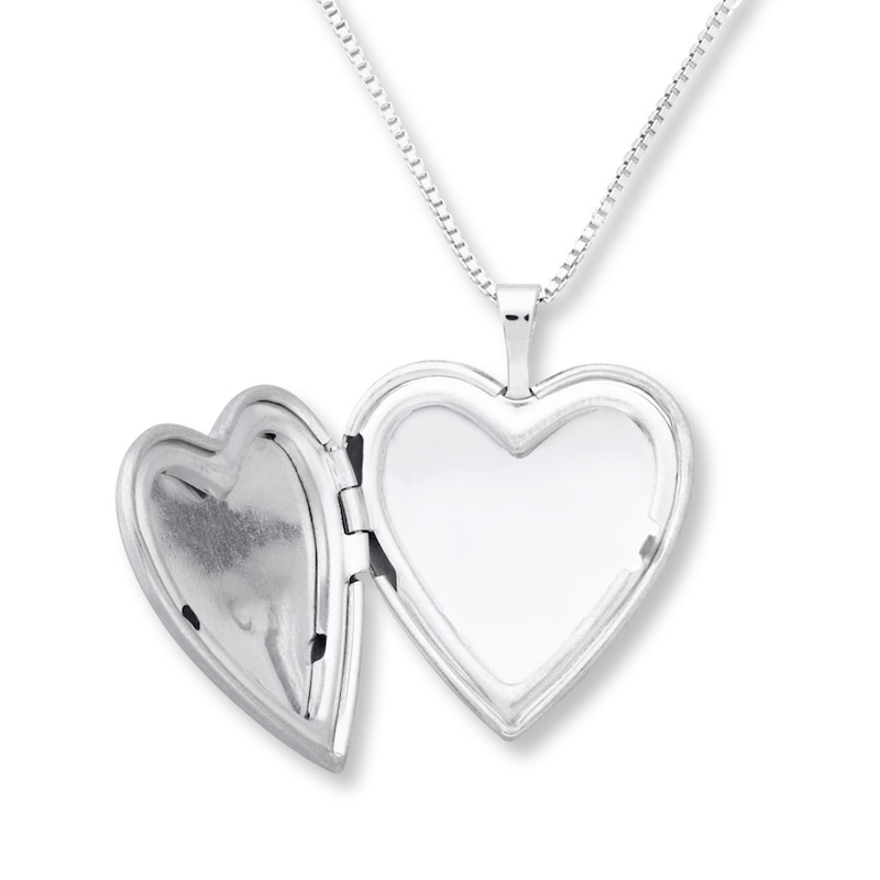 Main Image 2 of Dance Mom Heart Sterling Silver Locket Necklace