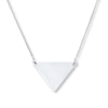 Thumbnail Image 1 of Triangle Necklace Sterling Silver