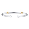 Thumbnail Image 0 of Bangle Bracelet Sterling Silver &14K Yellow Gold