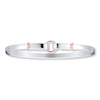 Thumbnail Image 1 of Bangle Bracelet Sterling Silver & 14K Rose Gold