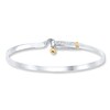 Thumbnail Image 1 of Bangle Bracelet Sterling Silver 14K Yellow Gold