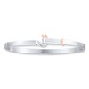 Thumbnail Image 0 of Bangle Bracelet Sterling Silver & 14K Rose Gold