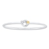 Thumbnail Image 0 of Bangle Knot Bracelet Sterling Silver & 14K Yellow Gold