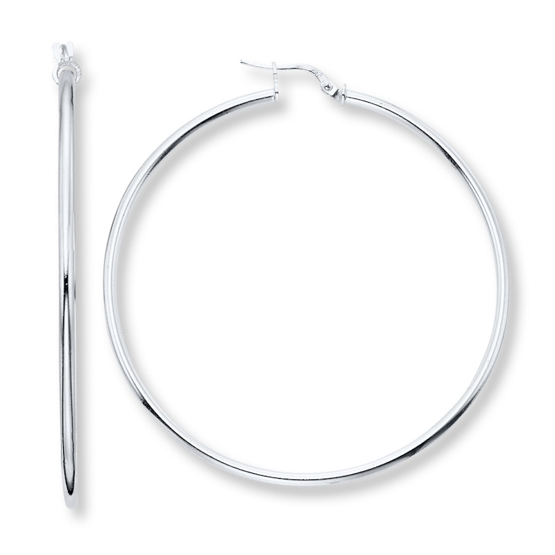 Hoop Earrings Sterling Silver