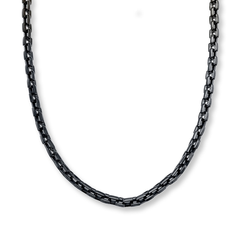 Solid Necklace Stainless Steel 24"