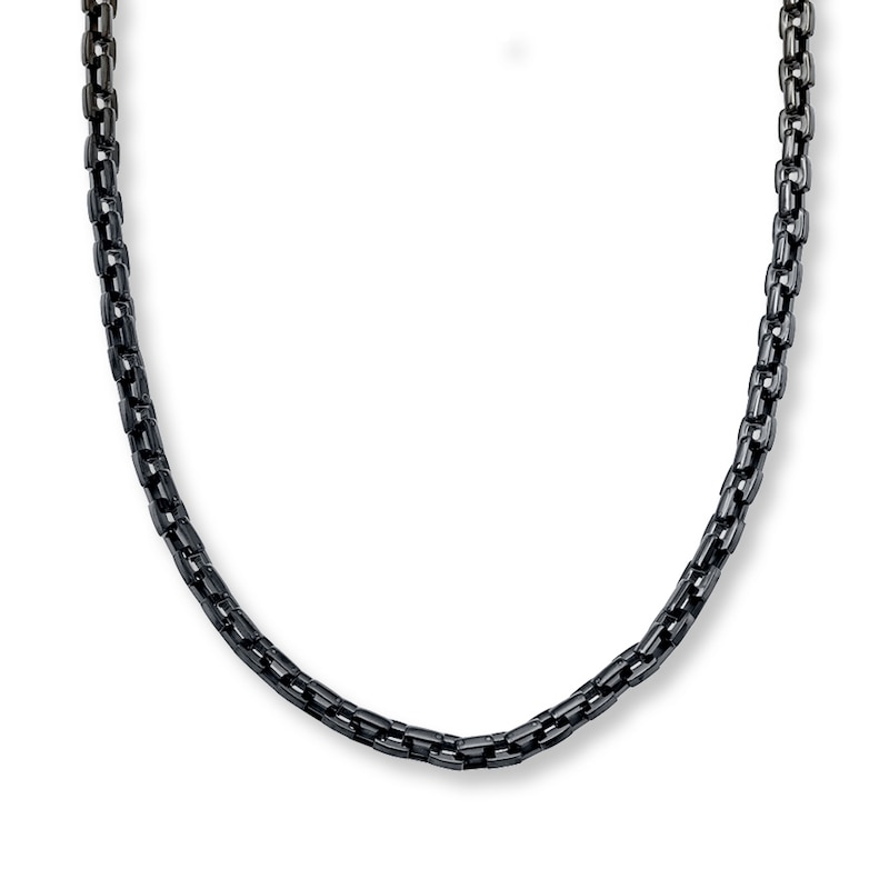 Main Image 1 of Necklace Solid Stainless Steel 24&quot;