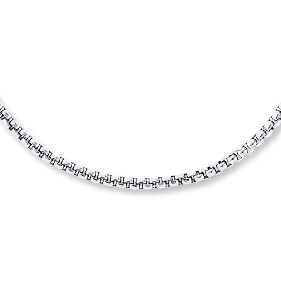 Rolo Link Chain Solid Stainless Steel 24"