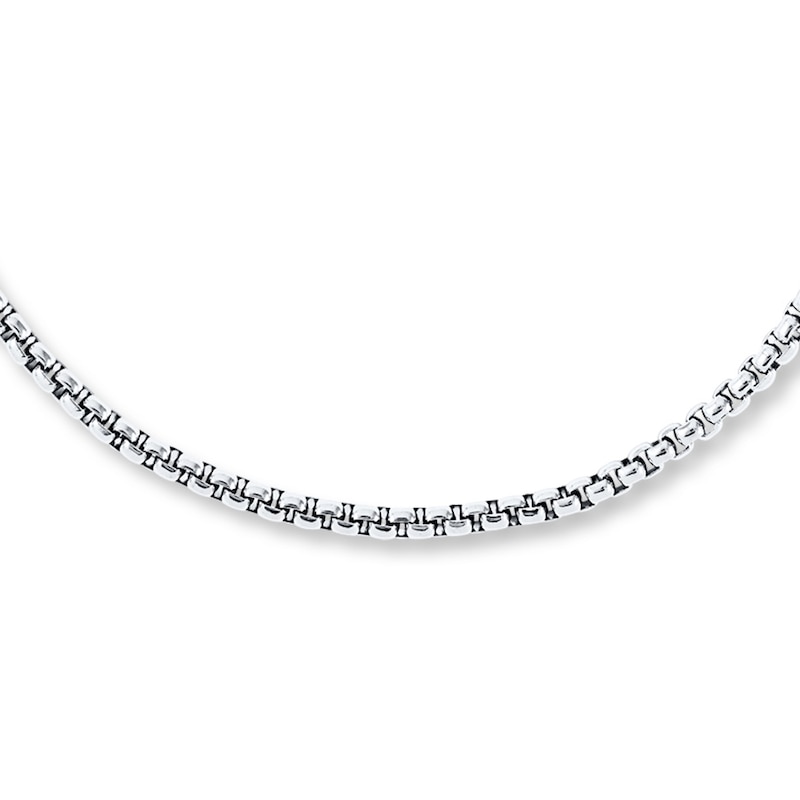 Main Image 1 of Rolo Link Chain Solid Stainless Steel 24&quot;