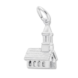 Church Charm Sterling Silver