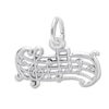 Thumbnail Image 0 of Music Notes Charm Sterling Silver