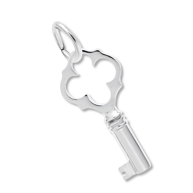 Main Image 1 of Key Charm Sterling Silver