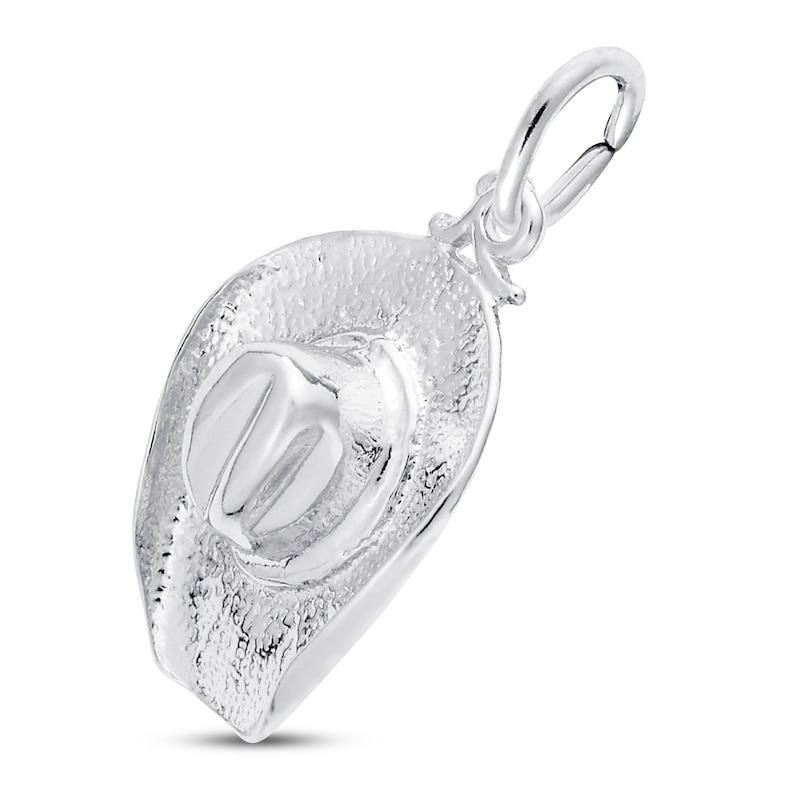 Main Image 1 of Cowboy Hat Charm Sterling Silver