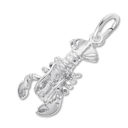 Lobster Charm Sterling Silver