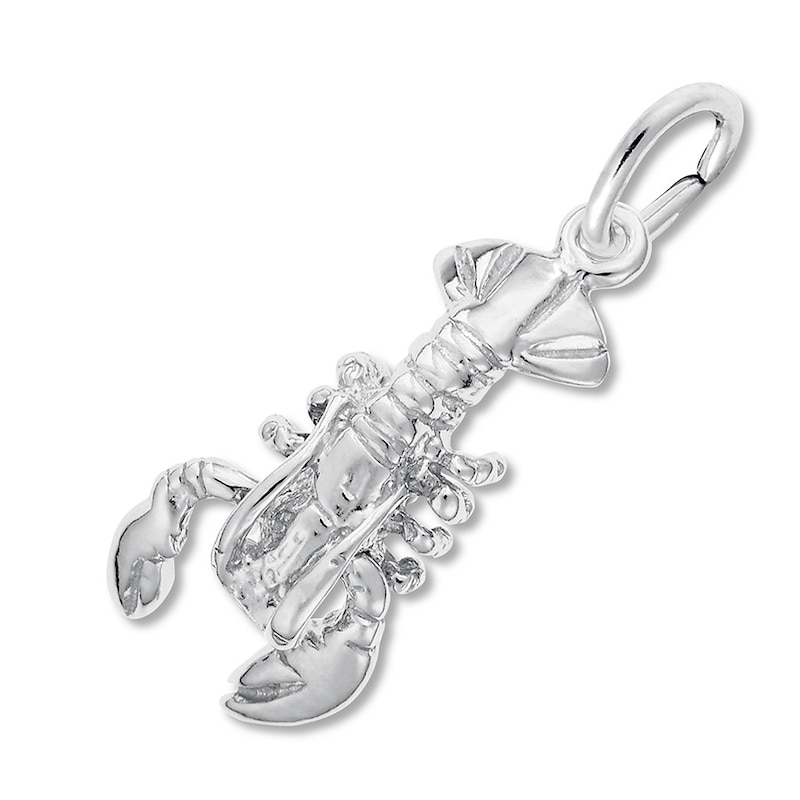 Main Image 1 of Lobster Charm Sterling Silver