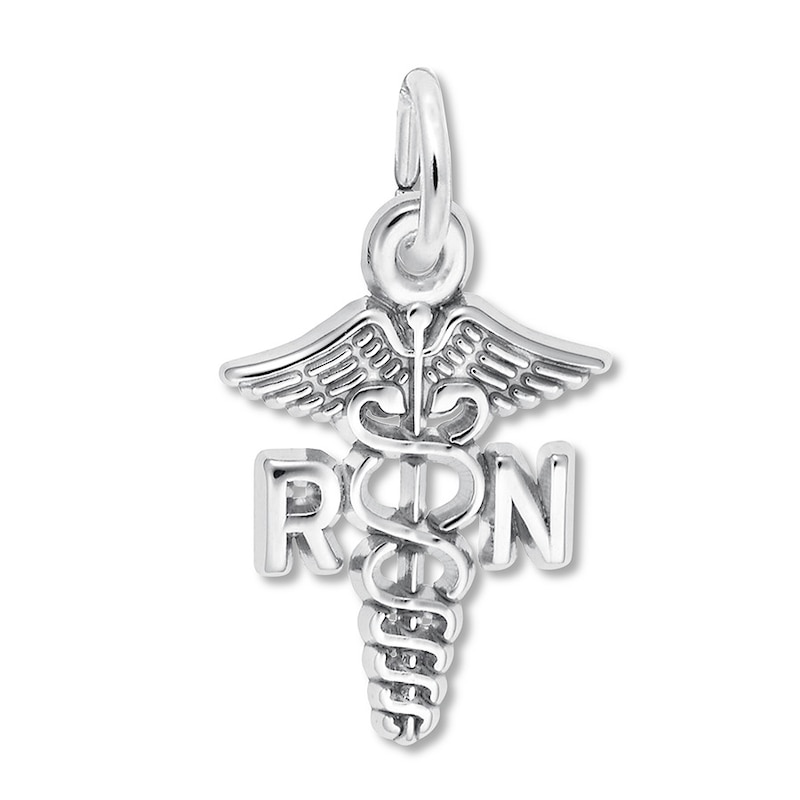 Main Image 1 of Nurse Charm Sterling Silver