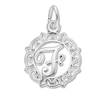Thumbnail Image 0 of Letter F Charm Sterling Silver