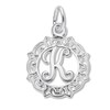 Thumbnail Image 1 of Letter K Charm Sterling Silver
