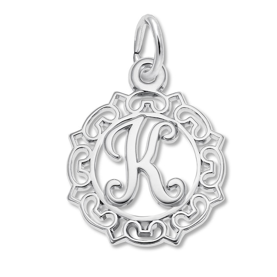 Sterling Silver Initial K Charm Sterling Silver Initial K Charm