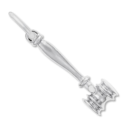 Gavel Charm Sterling Silver