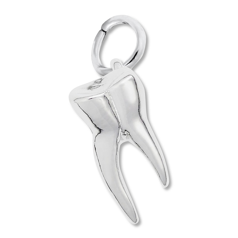Main Image 1 of Tooth Charm Sterling Silver