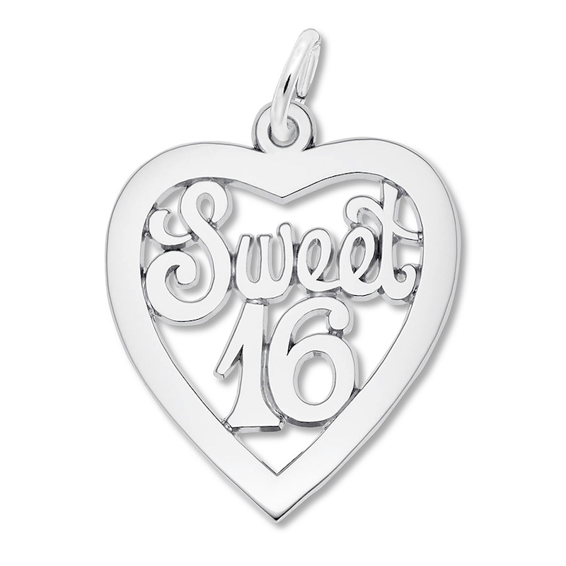 Main Image 1 of Sweet 16 Charm Sterling Silver