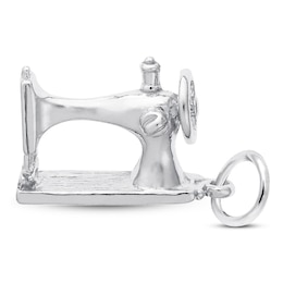 Sewing Machine Charm Sterling Silver