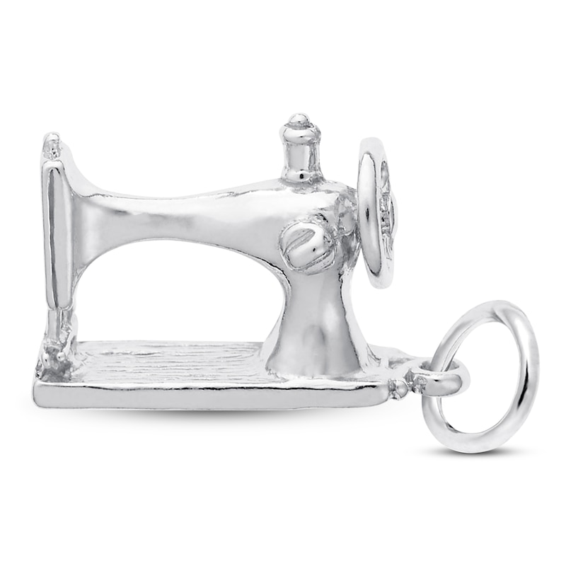Main Image 1 of Sewing Machine Charm Sterling Silver