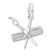 Thumbnail Image 1 of Comb & Scissors Charm Sterling Silver