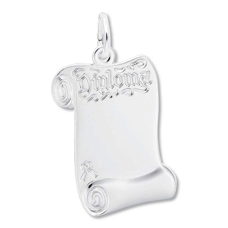 Diploma Charm Sterling Silver