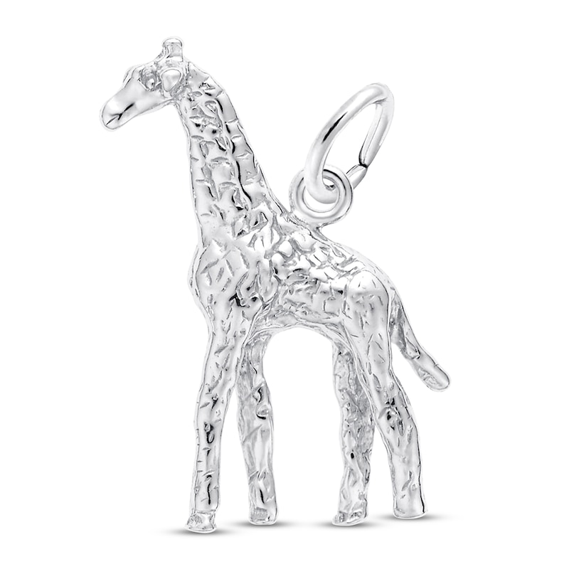 Main Image 1 of Giraffe Charm Sterling Silver