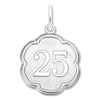 Thumbnail Image 0 of 25 Charm Sterling Silver