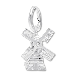 Windmill Charm Sterling Silver