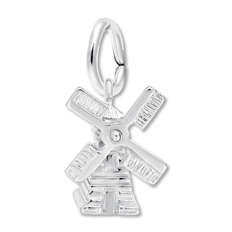 Main Image 1 of Windmill Charm Sterling Silver