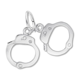 Handcuff Charm Sterling Silver