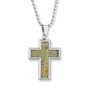 Thumbnail Image 0 of Men's Cross Necklace Stainless Steel 22"
