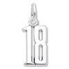 Thumbnail Image 0 of Number 18 Charm Sterling Silver