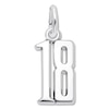 Thumbnail Image 1 of Number 18 Charm Sterling Silver