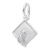 Thumbnail Image 0 of Graduation Cap Charm Sterling Silver