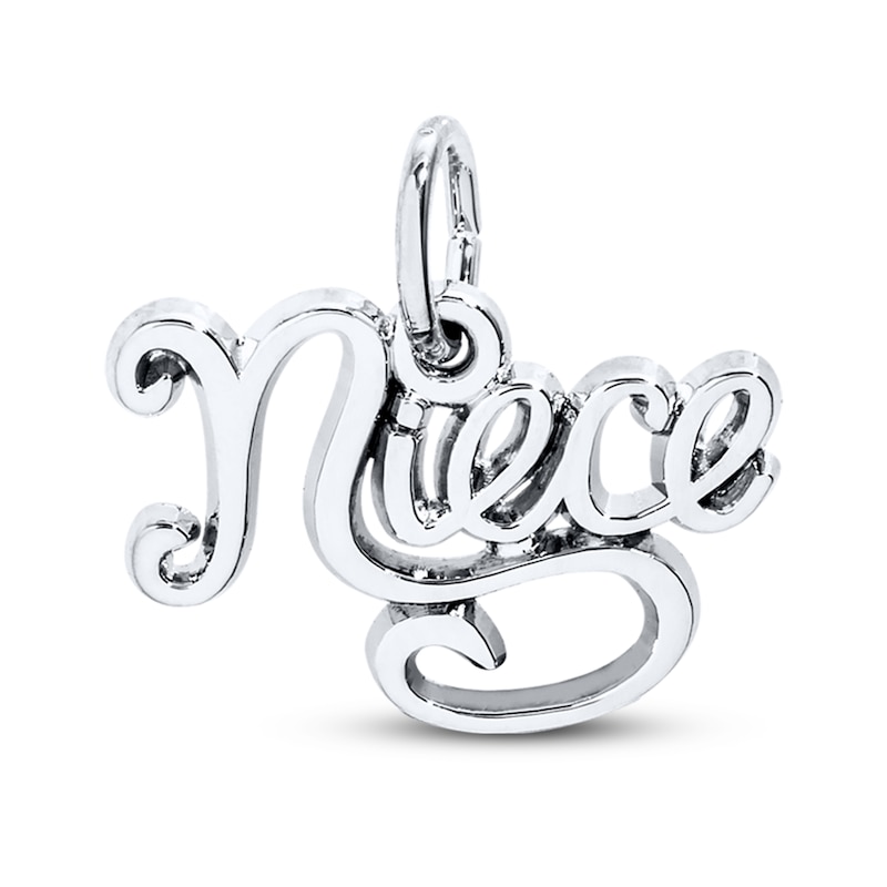 Niece Charm Sterling Silver